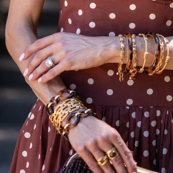 Brand New. $195 Julie Vos Madison Link Bracelet - Picture 4 of 10